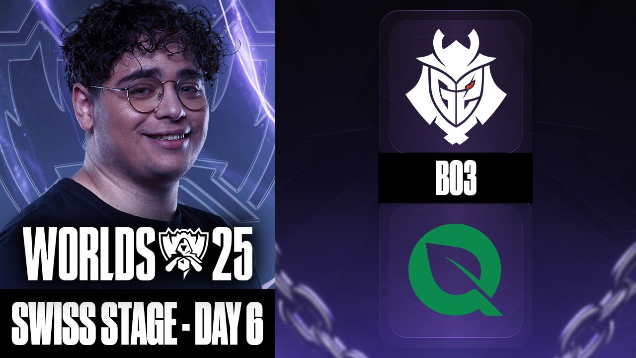 G2 vs FLYQUEST | SWISS STAGE WORLDS LOL 2025