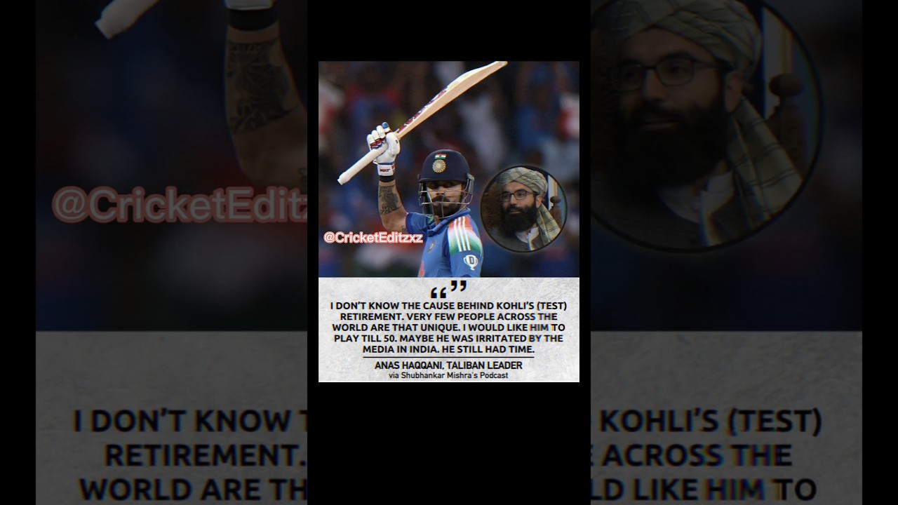 Taliban Leader Wants Virat Play till 50  ❤️
