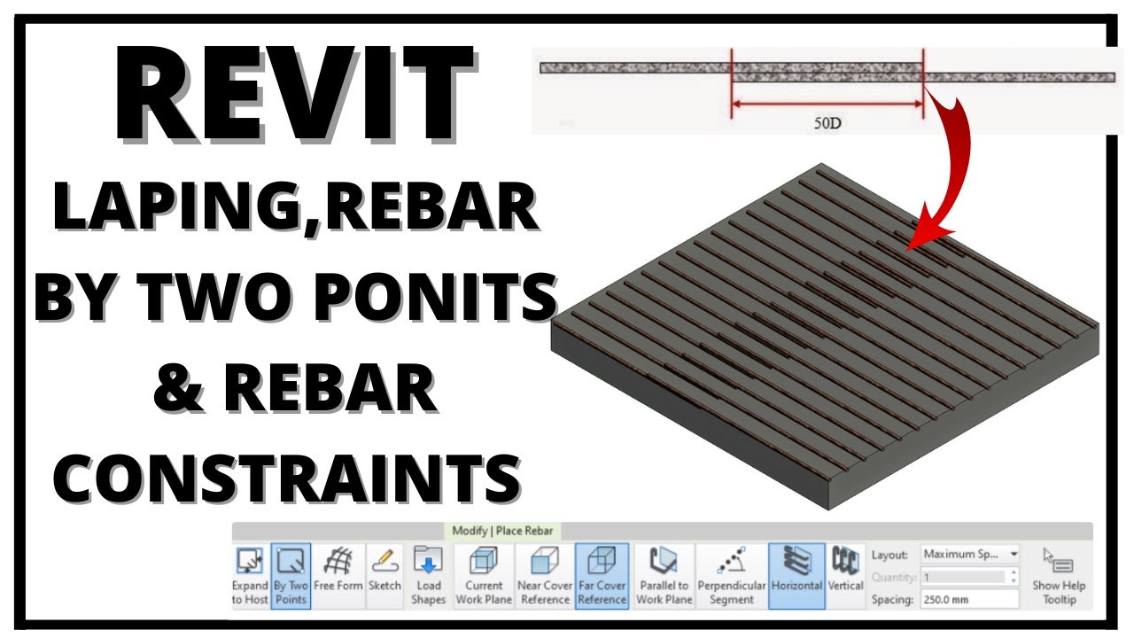 REVIT STRUCTURE | КАК СОЗДАТЬ НАХЛЁТКУ НА ПЛИТЕ С ИСПОЛЬЗОВАНИЕМ АРМАТУРЫ ПО ДВУМ ТОЧКАМ И ОГРАНИ...