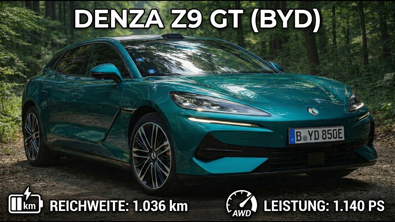 2026 Denza Z9 GT (BYD) 1.140 PS AWD & 1.036 km Reichweite