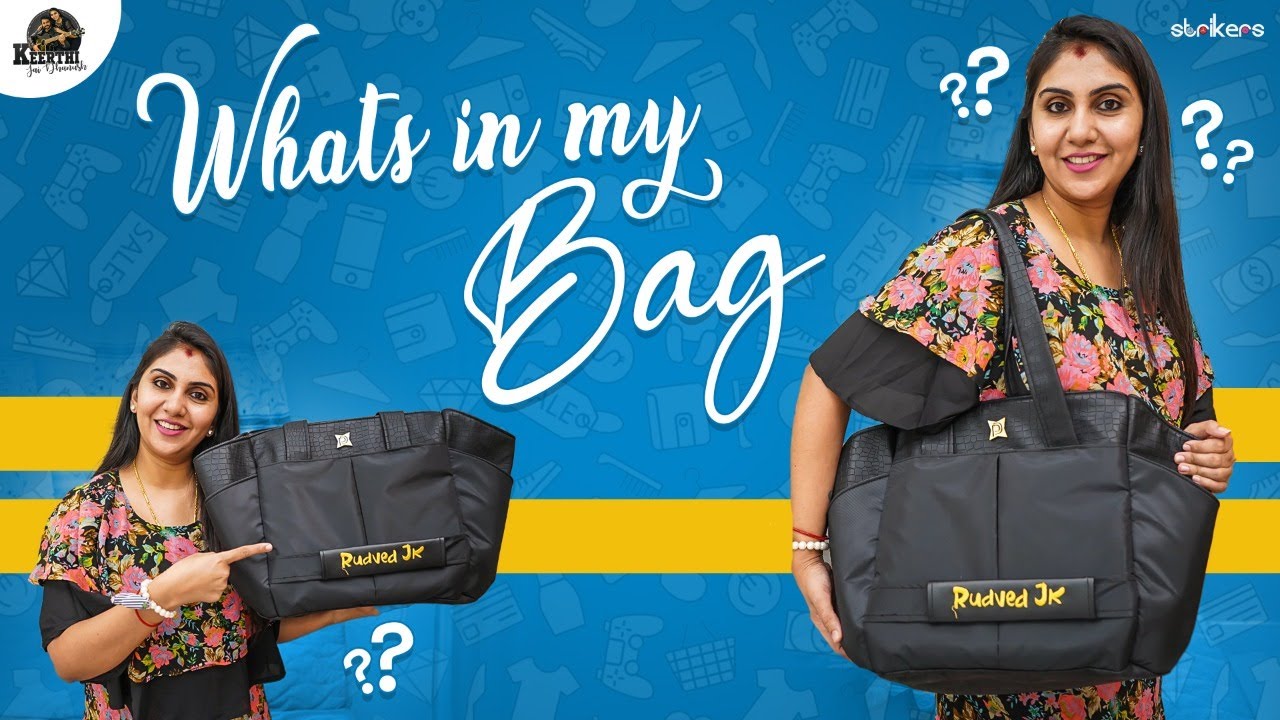 What's In My Bag || Keerthi Jai Dhanush || Strikers