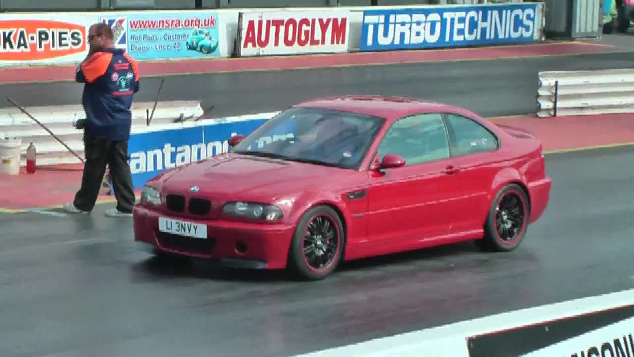 BMW Show Santa Pod 2011 e46 M3 vs e46 330i Supercharged
