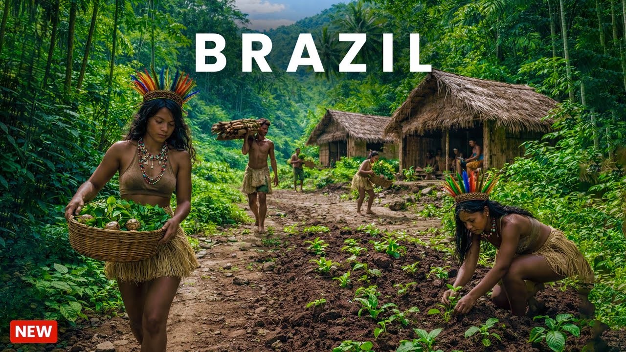 Unseen Brazil | Do Jungle Villagers in Brazil Live Better Life? | 4K Travel Documentary