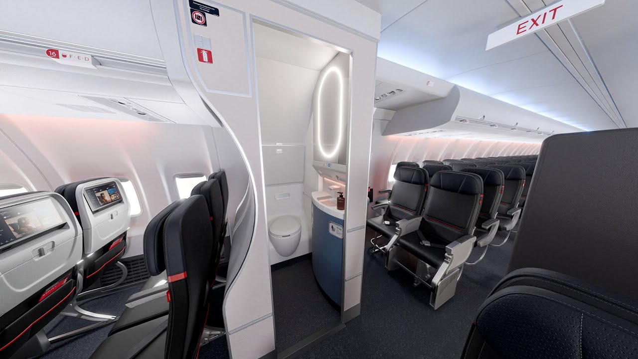 Delta Airlines unveils new plane interiors for their 100th Anniversary