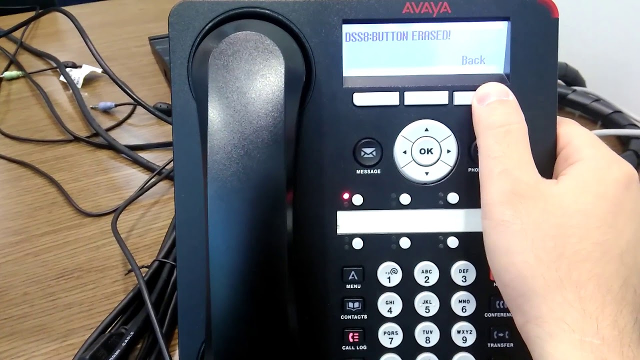 Avaya 1608 - configurações teclas de atalho