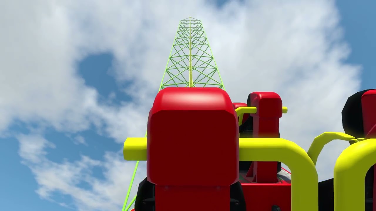 [Nolimits 2] Back Row Ride On Daredevils Spire - Zamperla Ultra Spire (HD POV)