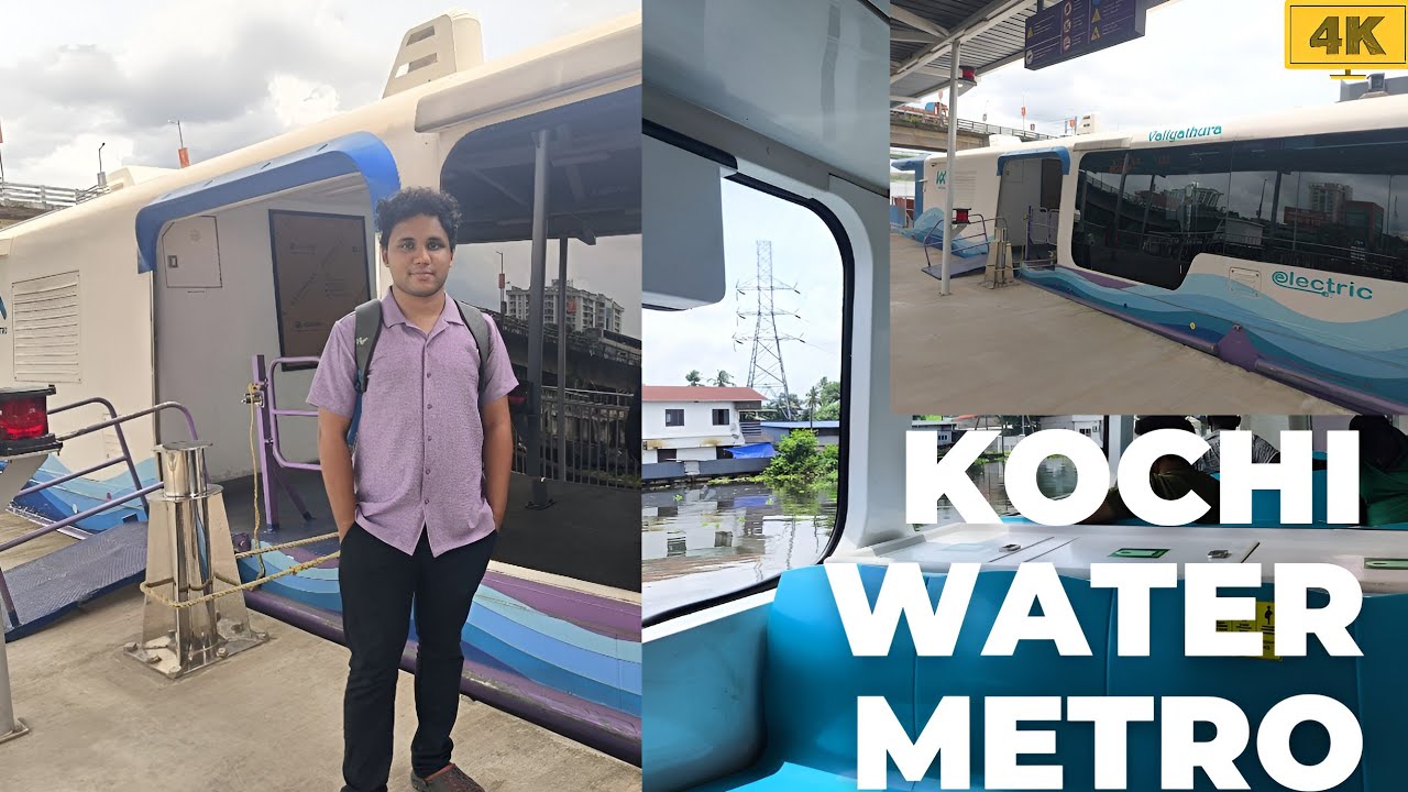Vytilla to Kakkanad on the Kochi Water Metro