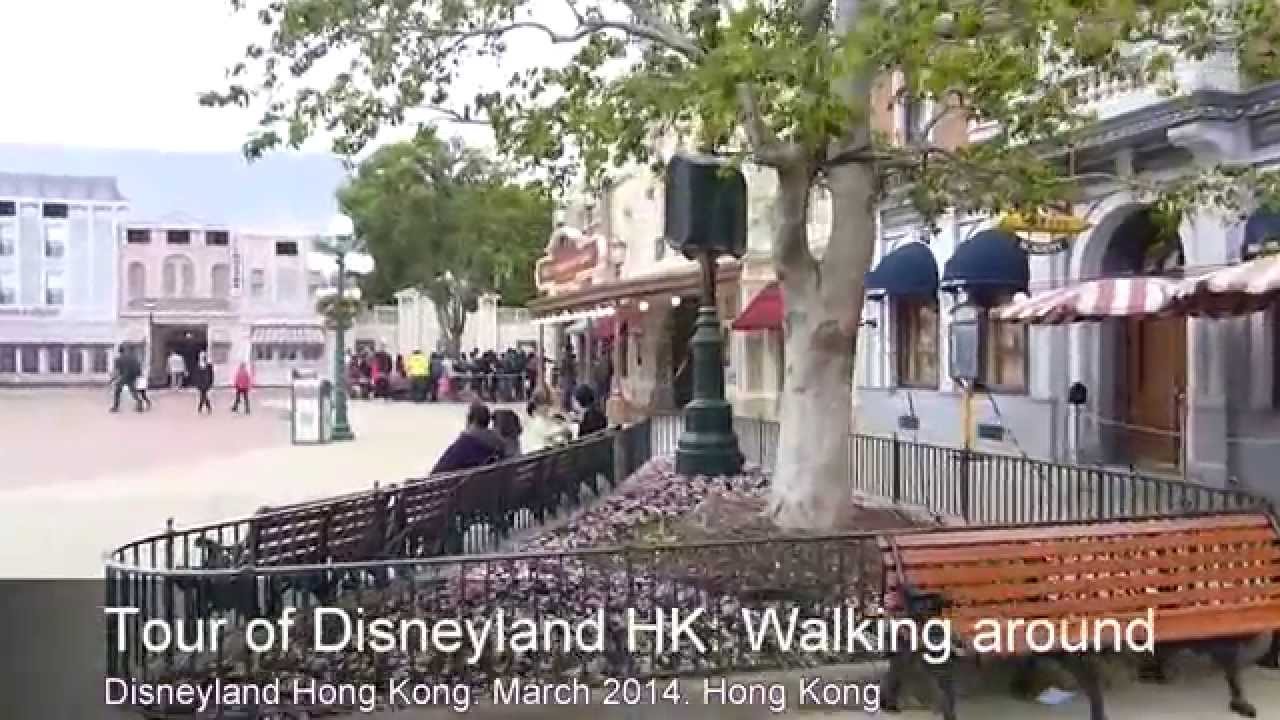 Disneyland Hongkong: Tour, Walking around the park