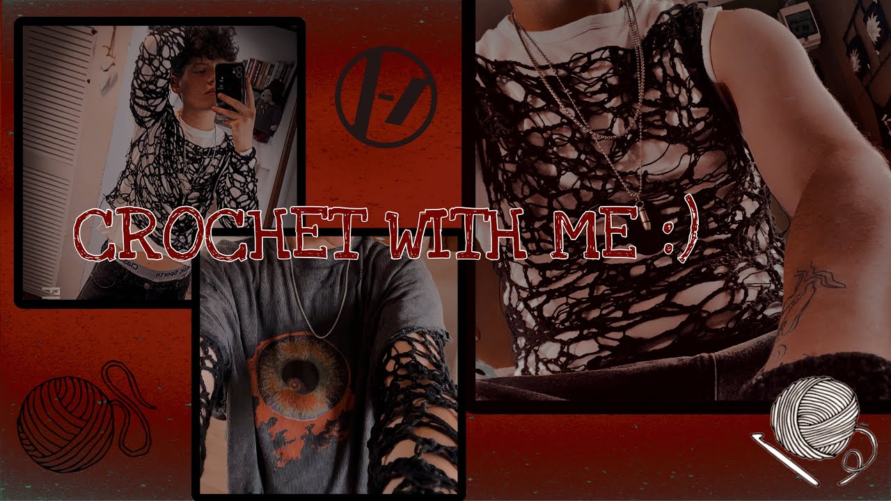 Mesh Jumper (+twenty one pilots) | crochet with me