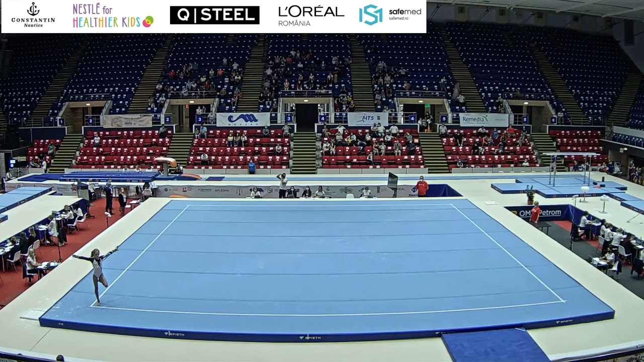 Sabrina Voinea Amazing Floor 2021 RomGym Trophy