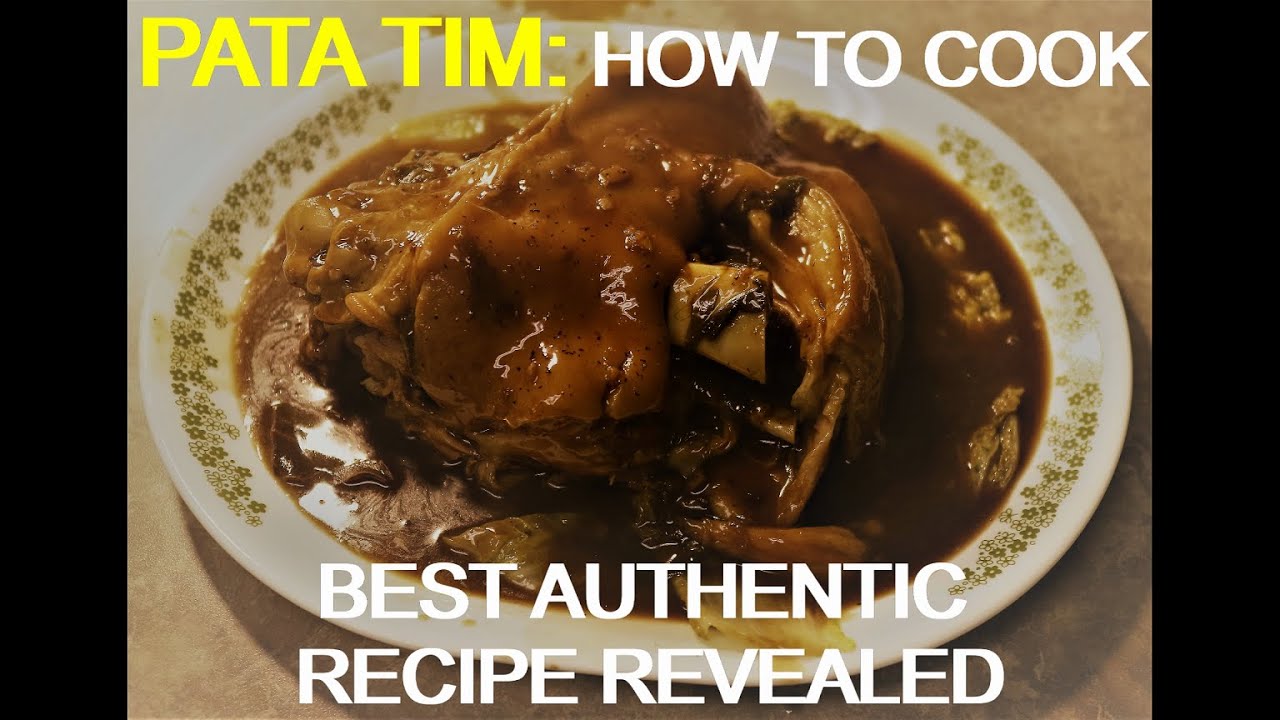 CHINESE PATATIM. BINONDO MANILA CHINATOWN RECIPE REVEALED.HOW TO COOK AUTHENTIC BRAISED PORK KNUCKLE