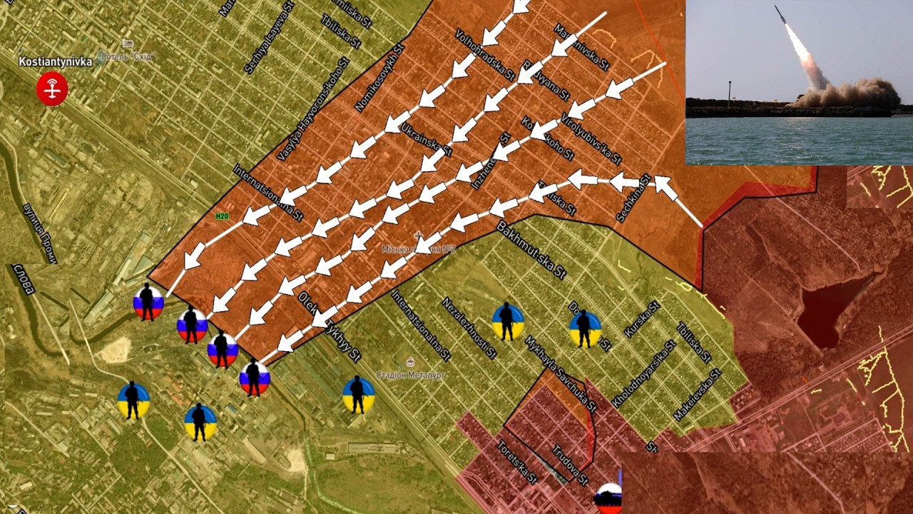 🔥 RUSSEN STÜRMEN KONSTANTYNOVKA BIS ZUM ZENTRUM! RUSSLAND STARTET STARLINK BARAZH-1 🚀⚡ Ukraine Krieg