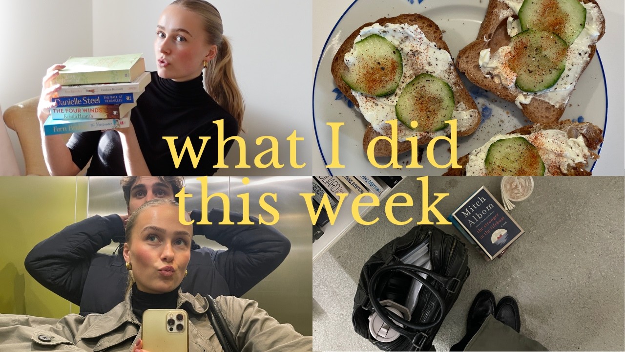 weekly vlog: book shopping, dates & everyday things