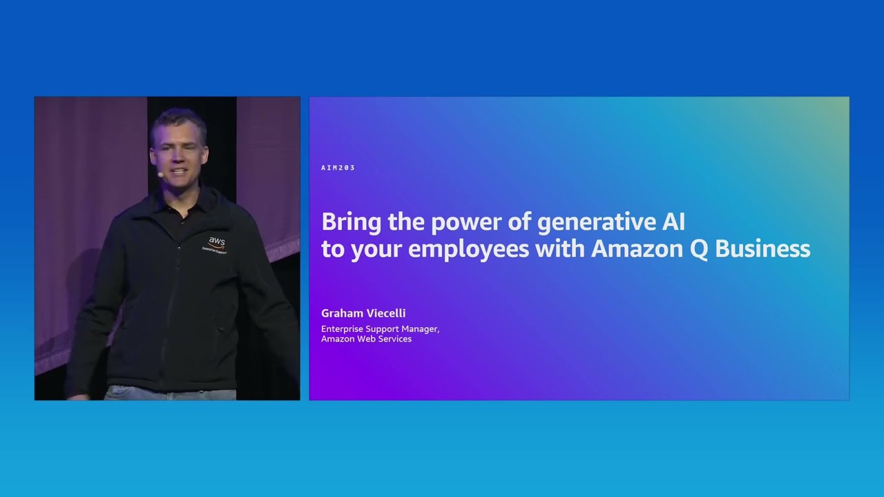 AWS Summit Sydney 2024: Bring the power of generative AI to your employees with Amazon Q Business