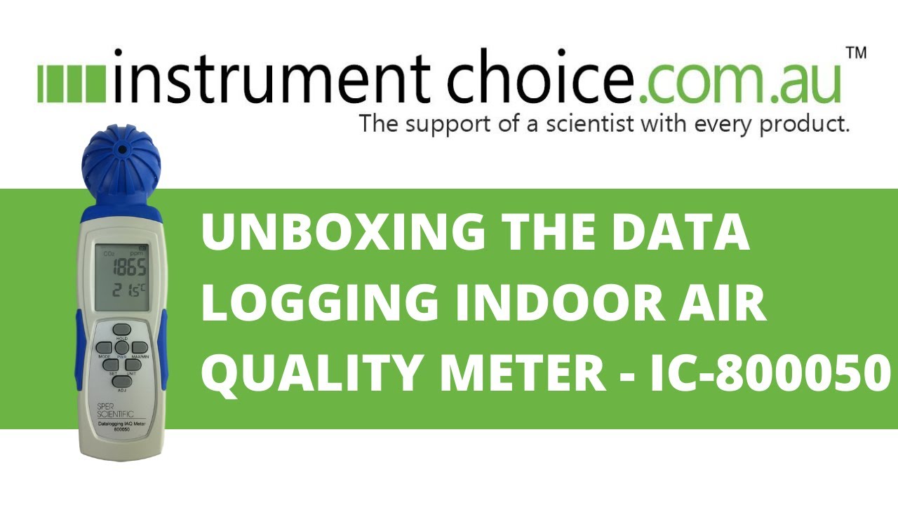 Unboxing the Datalogging Indoor Air Quality Meter - IC-800050