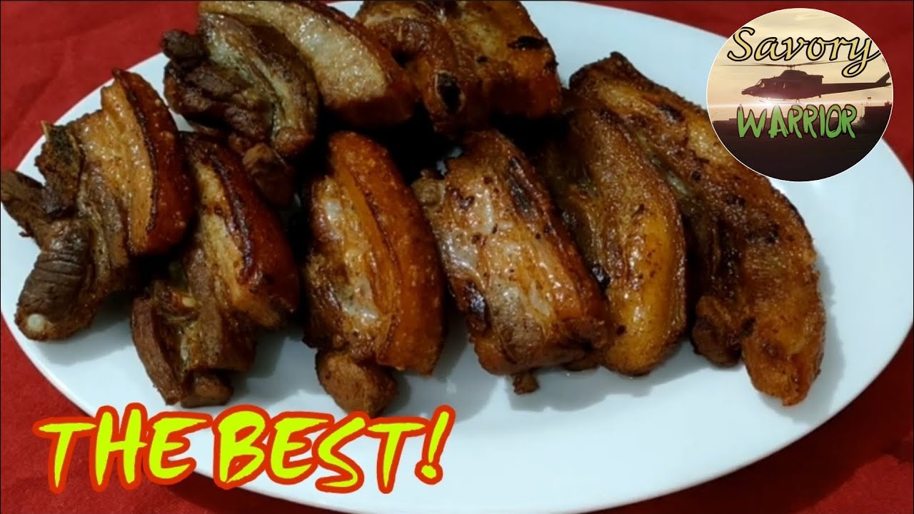 How to marinate and cook pork liempo