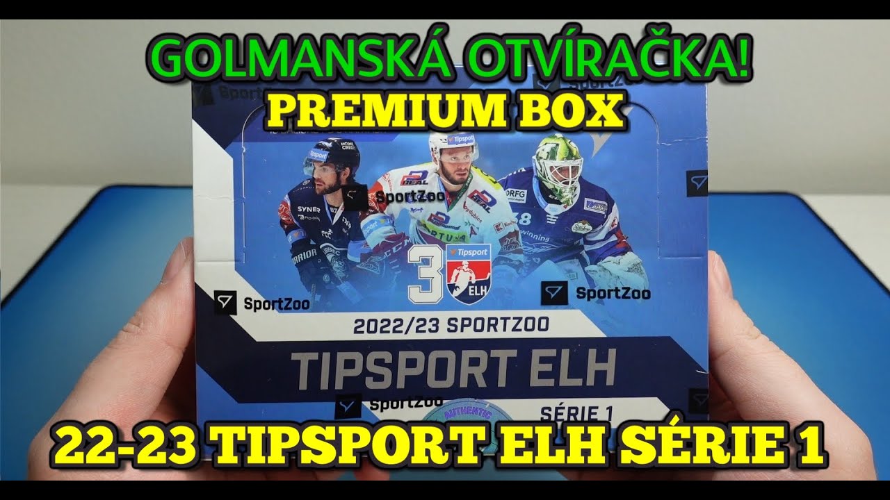 TIPSPORT ELH 22-23  SÉRIE 1 PREMIUM BOX: Hokejové kartičky od SportZoo!