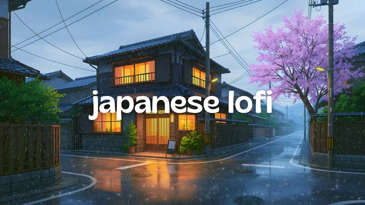 Dreamy Rainy Café 🌧️ Cozy Japanese Lofi Beats for Focus & Calm