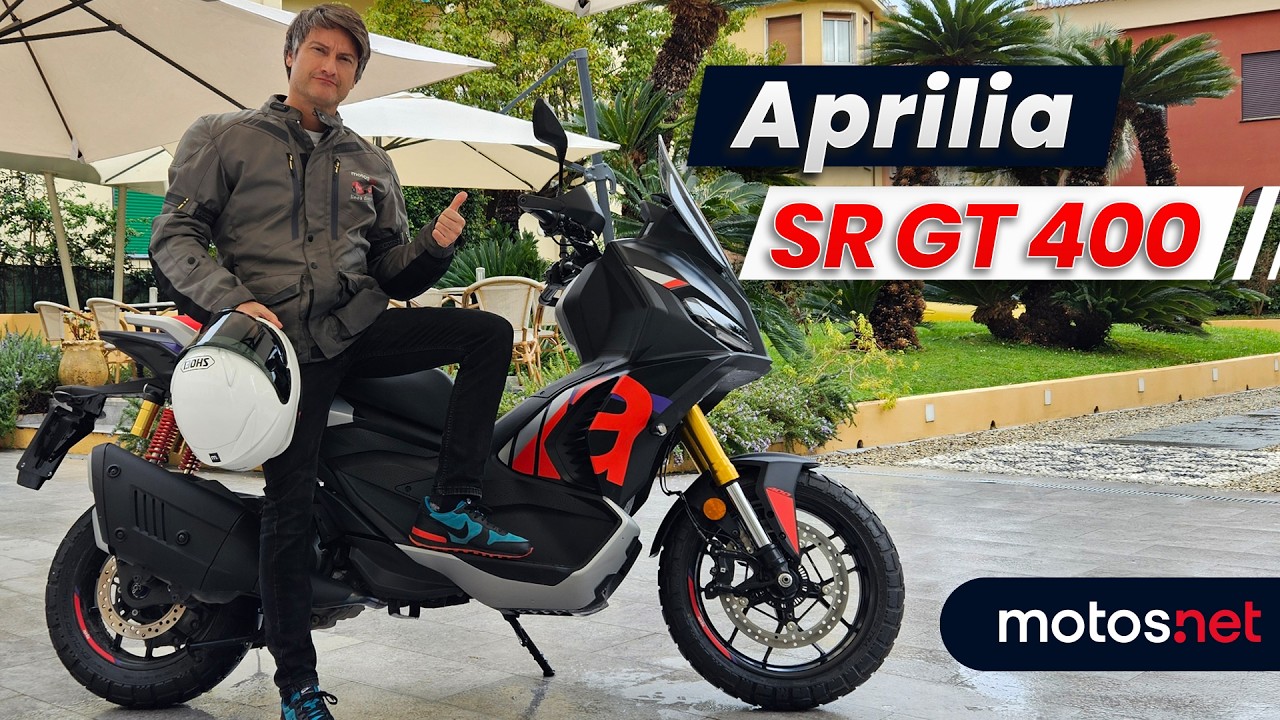 🛵 Aprilia SR GT 400 2026 / ¿El más deportivo de la categoría? / Review / Presentación / motos.net