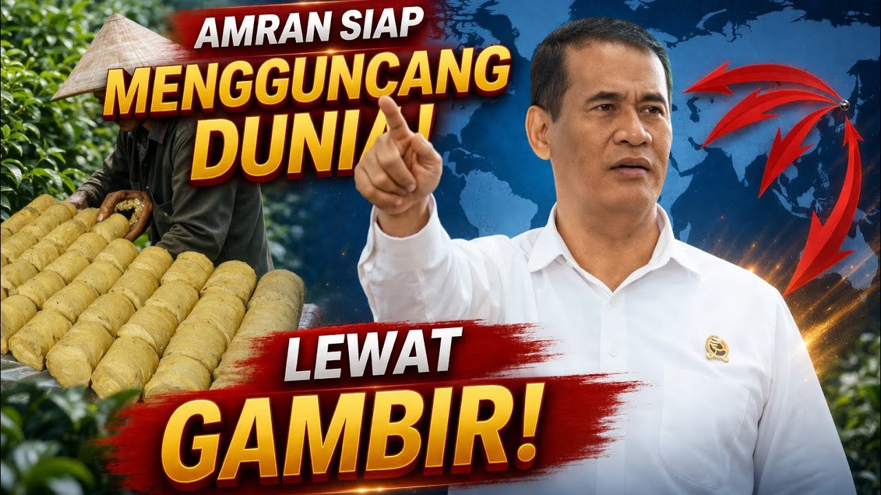 Hebat! 80% Gambir Dunia Berasal dari Sumatera Barat, Ini Kata Menteri Andi Amran Sulaiman