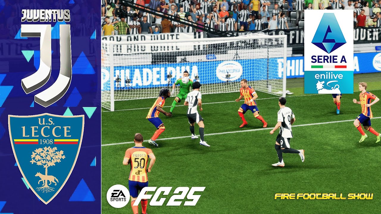Juventus vs Lecce | Serie A 24/25 (32° Giornata) | EA Sports FC 25