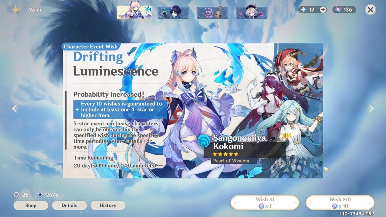 Wishing for Kokomi and C6 Faruzan | Genshin Impact