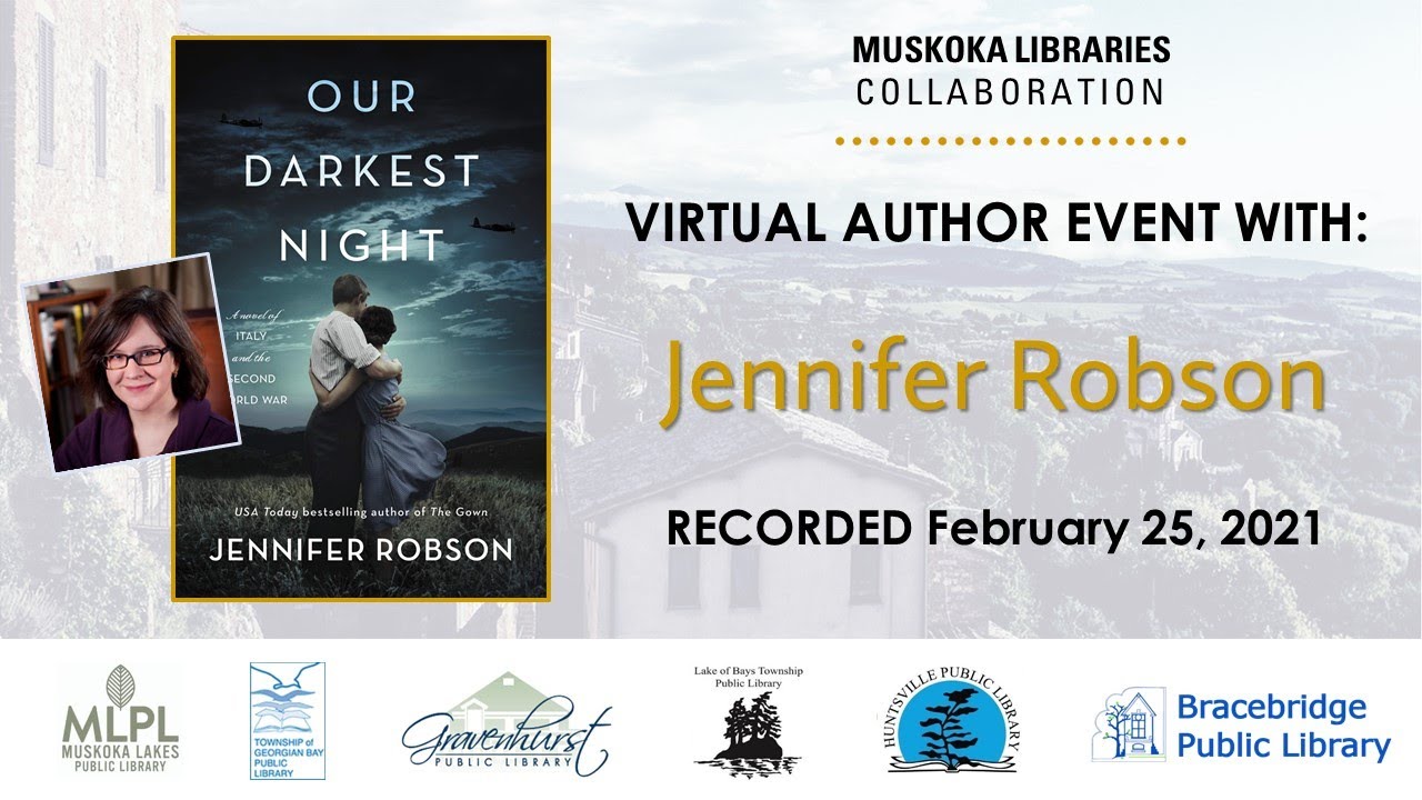 Virtual Author Event with Jennifer Robson: Our Darkest Night