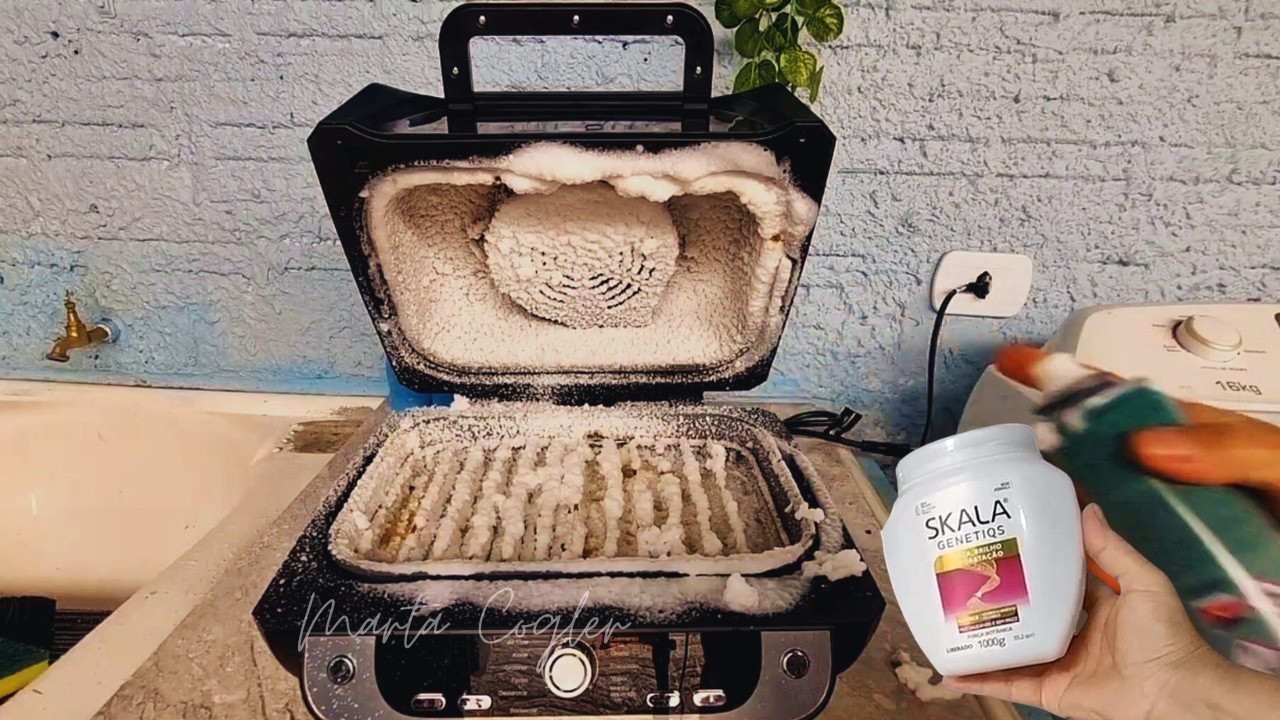 Só 2 Produtos e Adeus Gordura Queimada! Limpo Forno e Air Fryer Sem Sofrimento