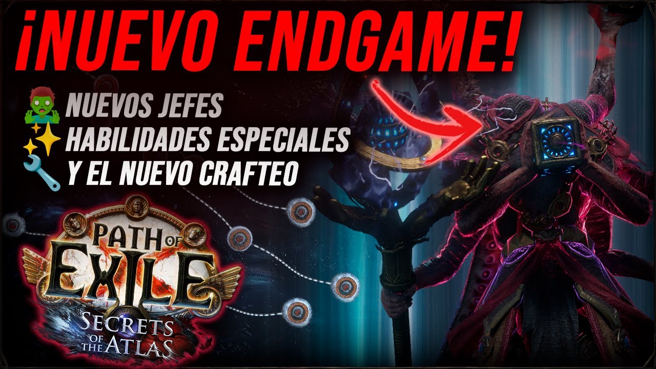 [POE1] Resumen completo de Secrets of the Atlas – Nuevo Endgame, Jefes y Crafteo