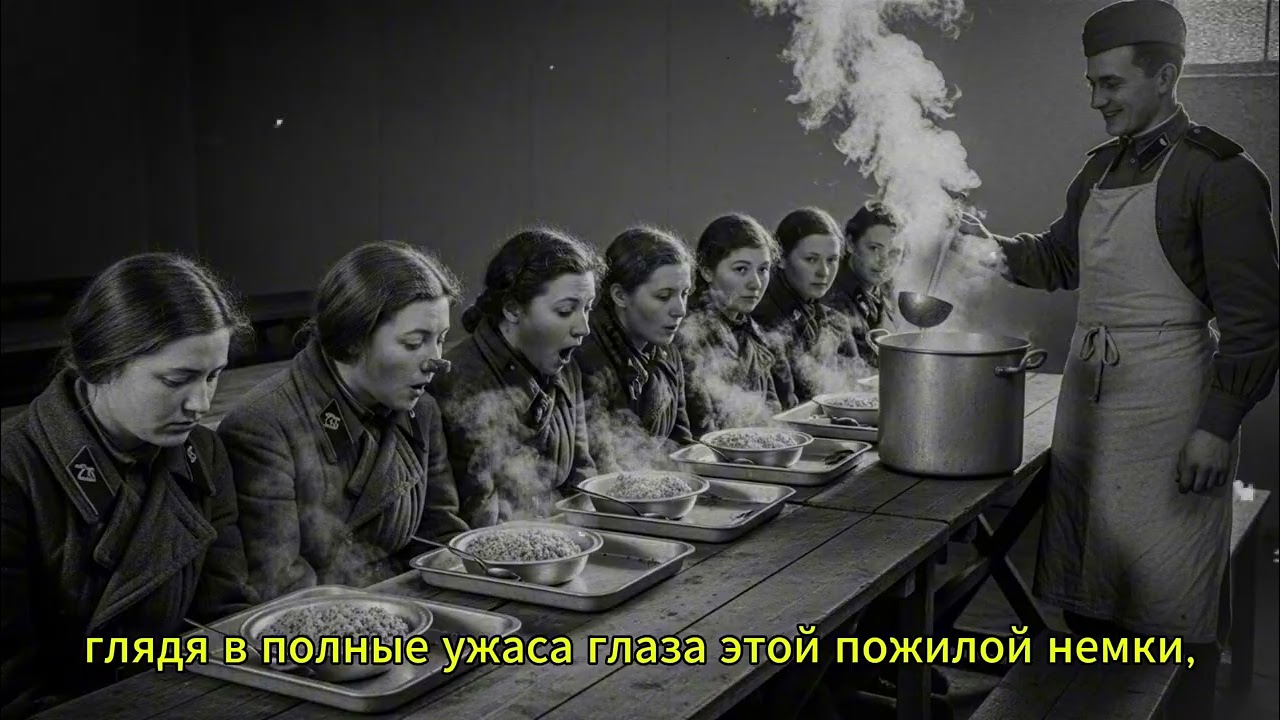Немецкие пленницы отказались от супа, пока не почувствовали запах гречки