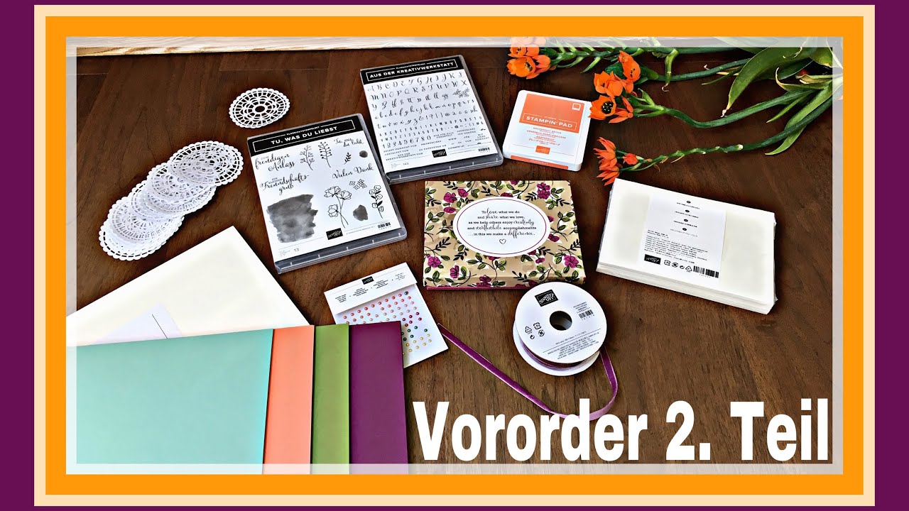 GETEILTE LEIDENSCHAFT PRODUKTPAKET #2 TEIL VORORDER STAMPIN`UP! DEUTSCH