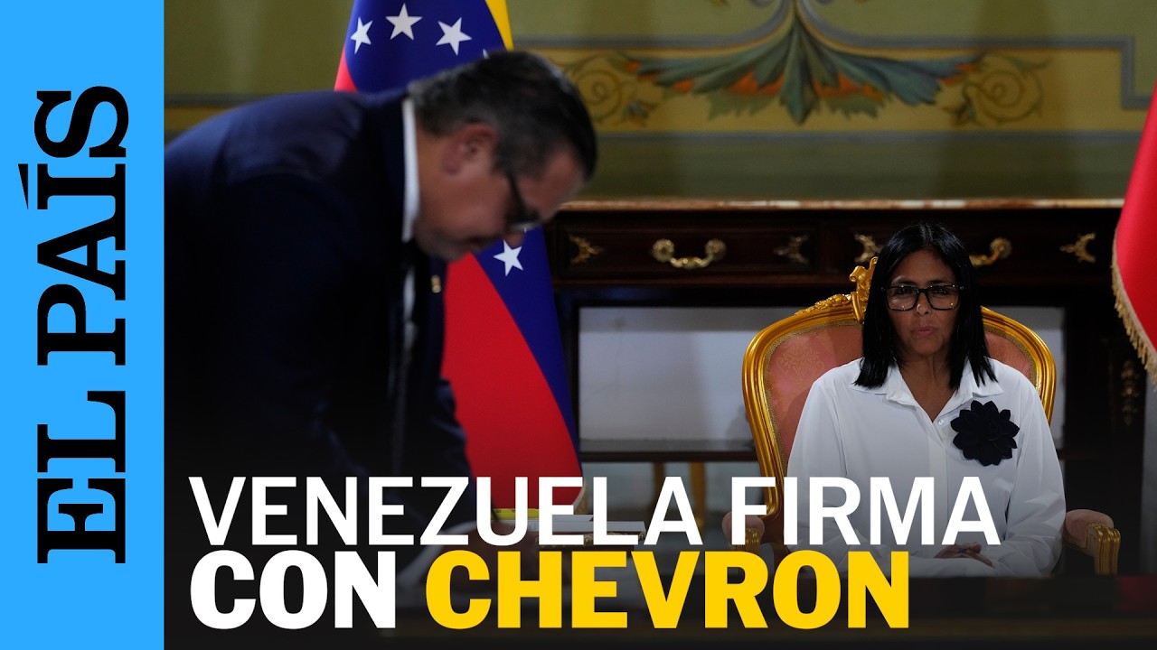 DELCY RODR&Iacute;GUEZ firma ACUERDOS con CHEVRON para INCREMENTAR la PRODUCCI&Oacute;N de PETR&Oacute;LEO | EL PA&Iacute;S