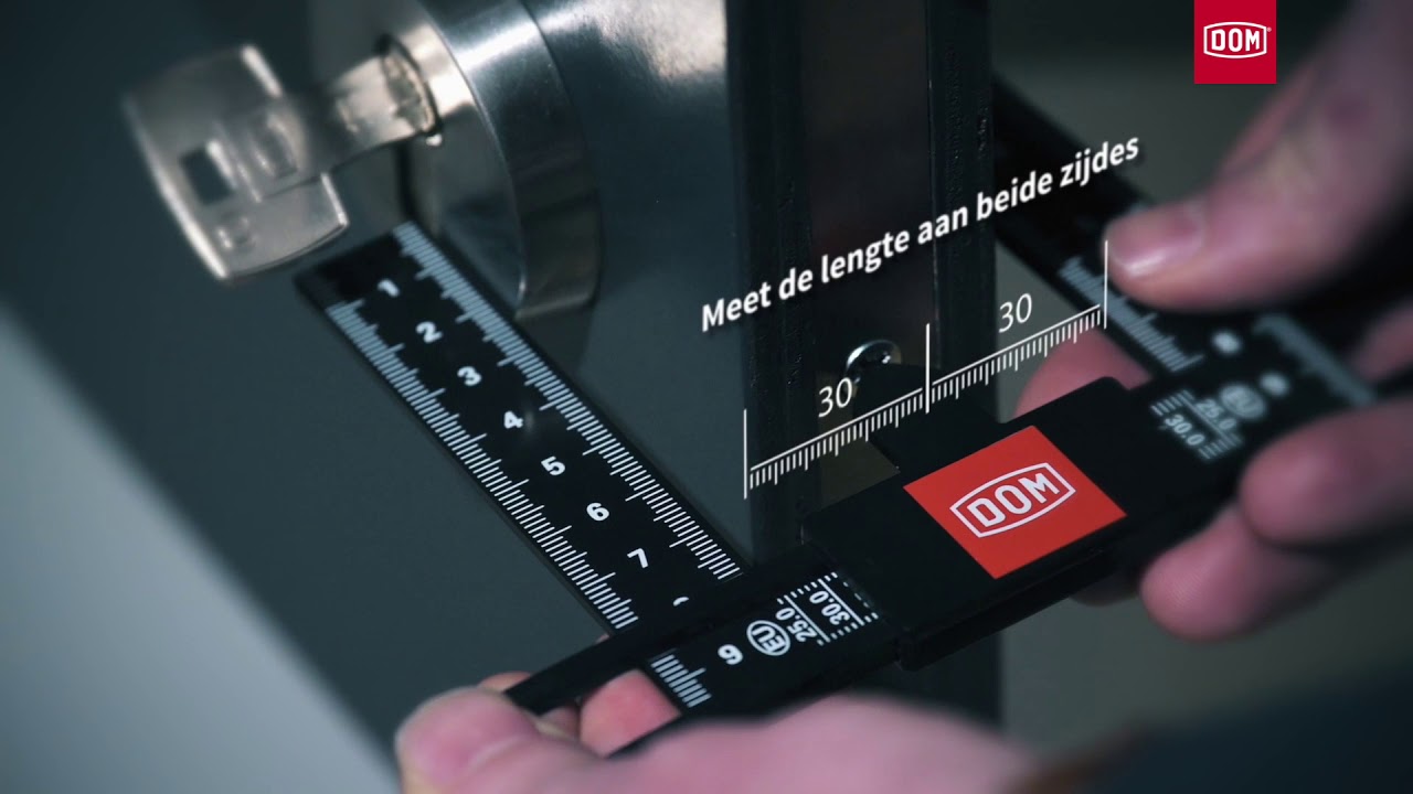 Cilinder opmeten met onze speciale tool