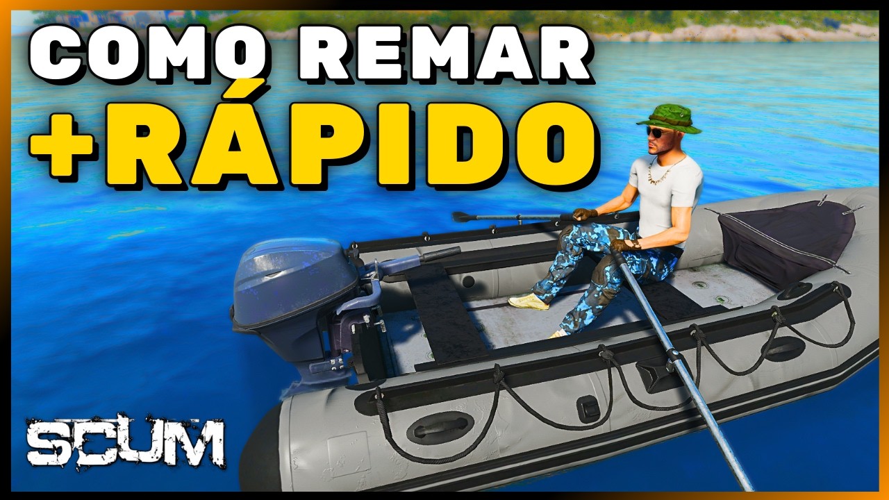 DICA para REMAR mais RÁPIDO que o NORMAL - SCUM | DICAS para INICIANTES #47