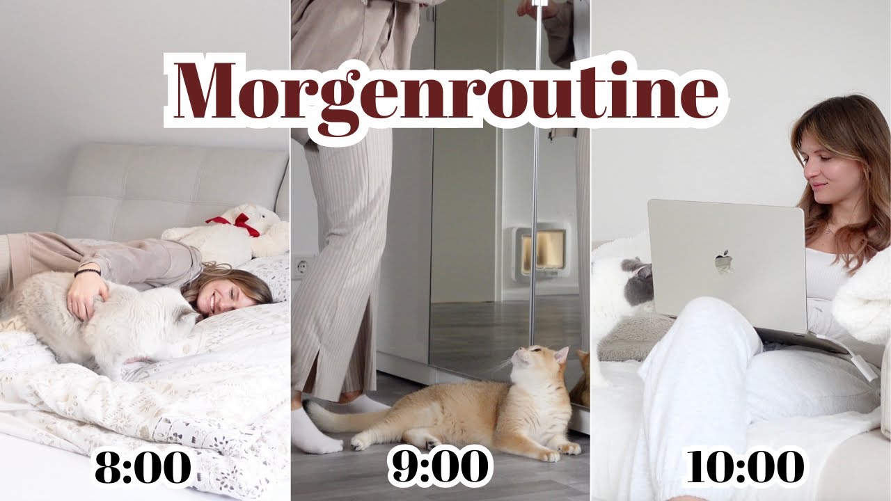 Meine Morgenroutine mit 6 KATZEN 😻✨| sinascolorcats
