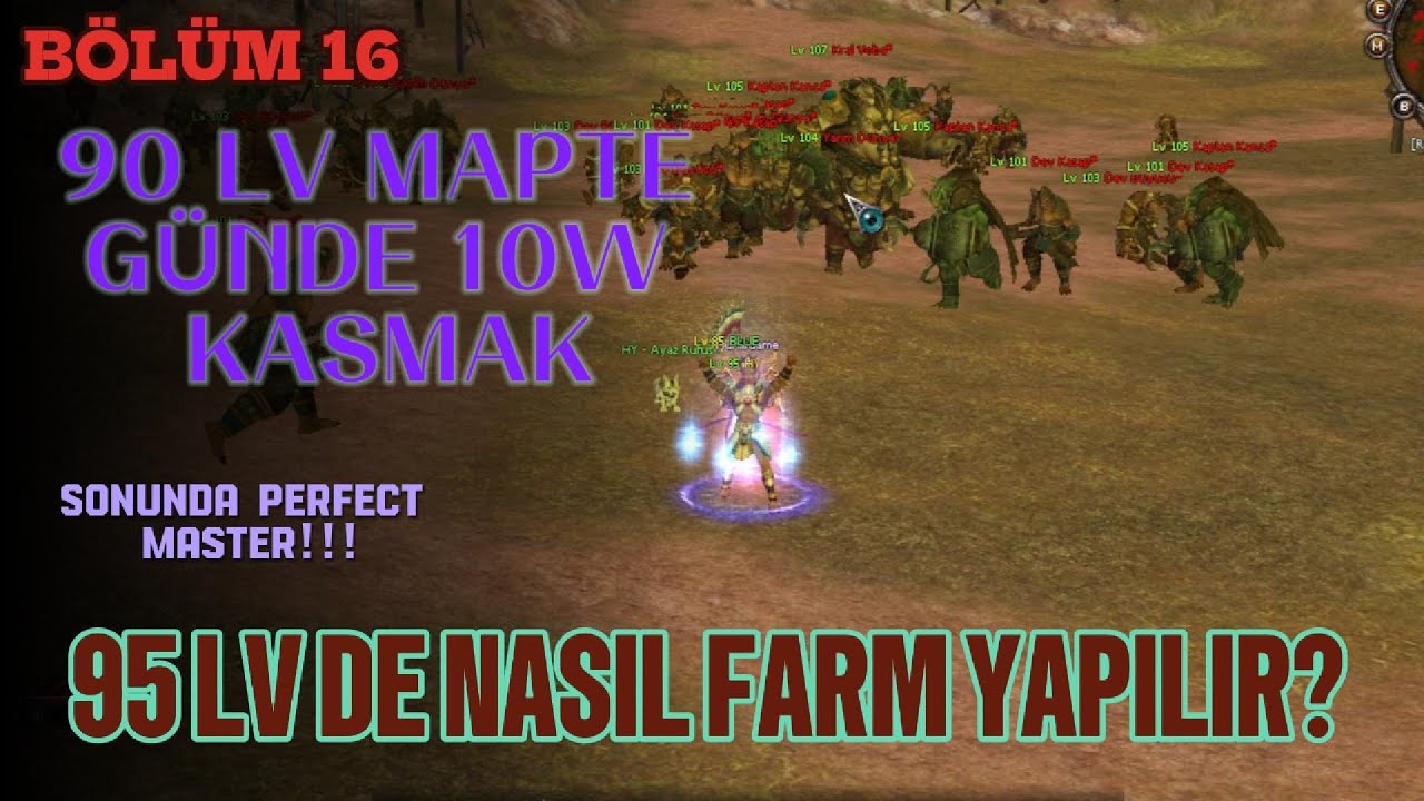90 LV MAPTE FARM BÖYLE YAPILIR!!!!!!!!!!Metin2TR Ruby Lucifer #16 #metin2 #metin2tr #metin2farm