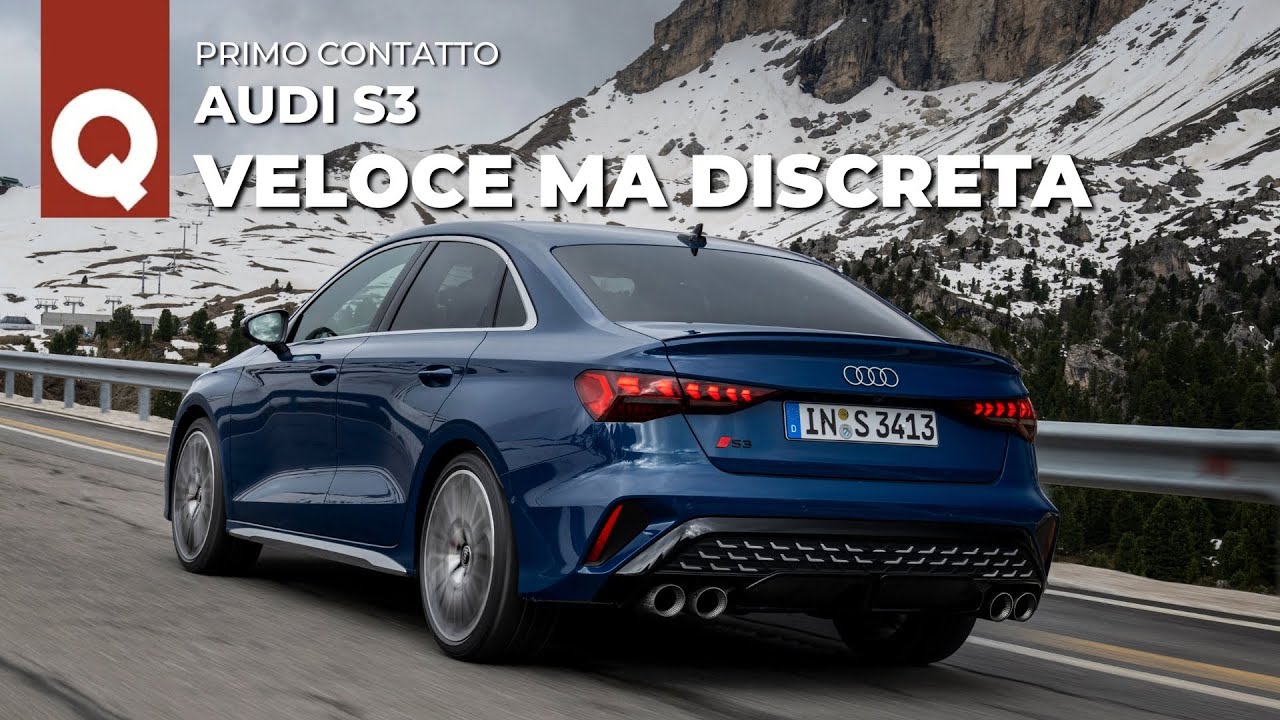 Nuova AUDI S3 2024 | Ora è DAVVERO la “BABY-RS 3”: 333 cv e Torque Splitter