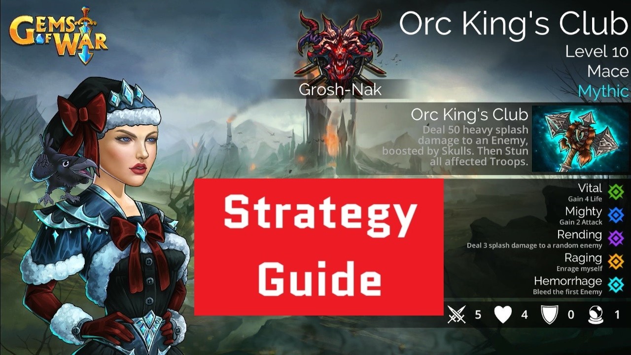 Gems of War Strategy Guide: Grosh-Nak - What to Craft, Level & Ignore