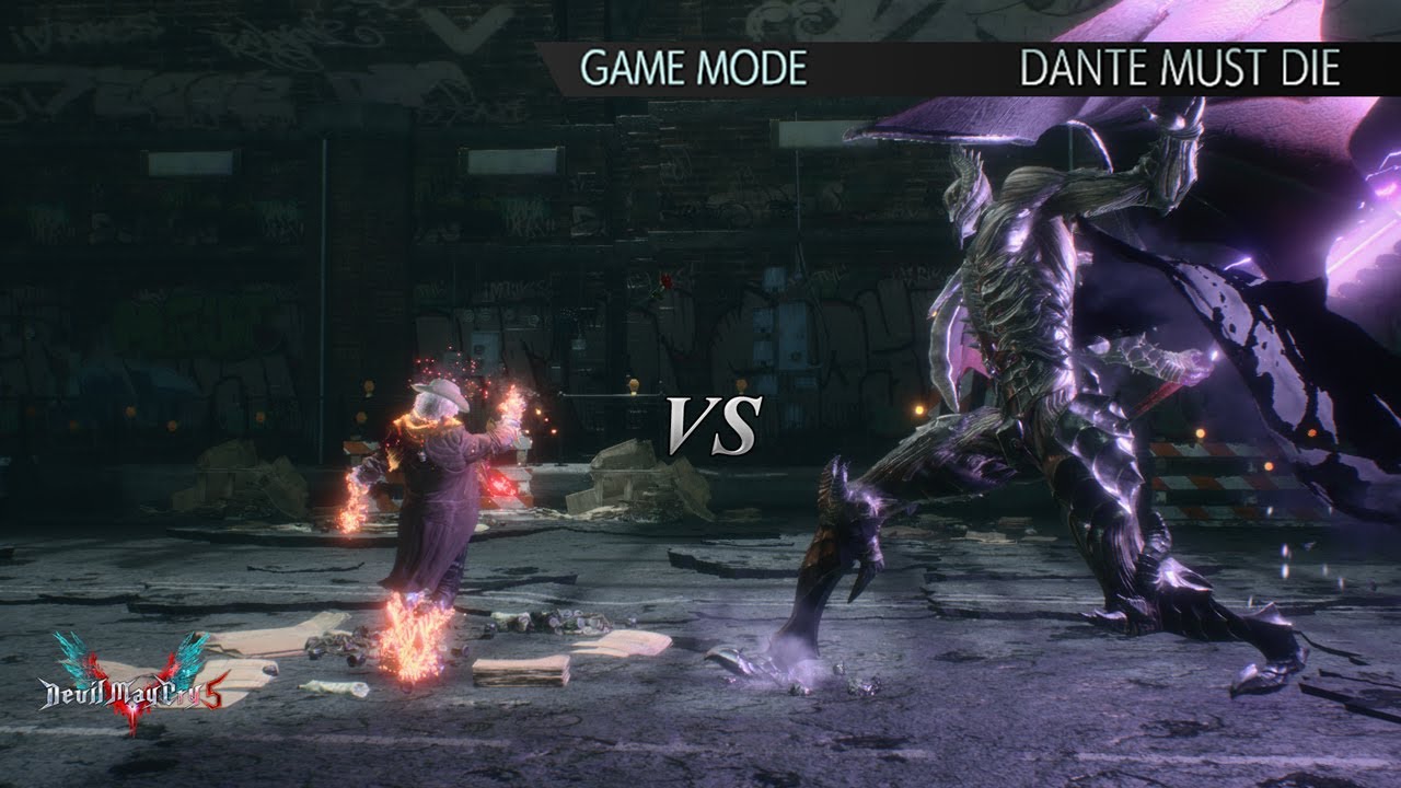 DMC5-Dante vs Cavaliere Angelo-