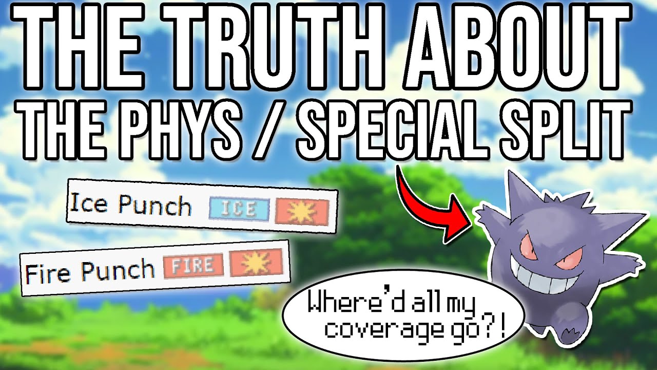 The Downside of Pokemon's Physical / Special Split.