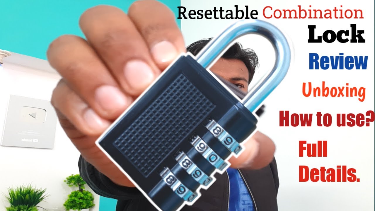 Metal Resettable Combination Lock REVIEW and UNBOXING | Padlock | by Shopping Guruji