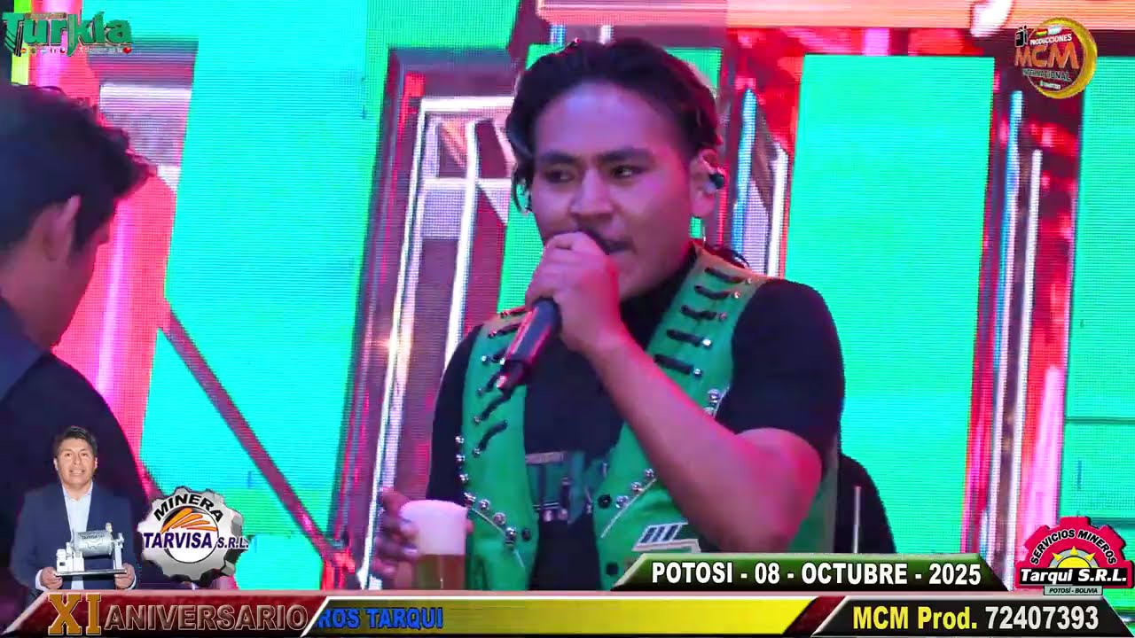 Grupo TURKIA EN VIVO POTOSI - XI ANIVERSARIO DE LA EMPRESA MINERA TARVISA 2025 - MCM Producciones
