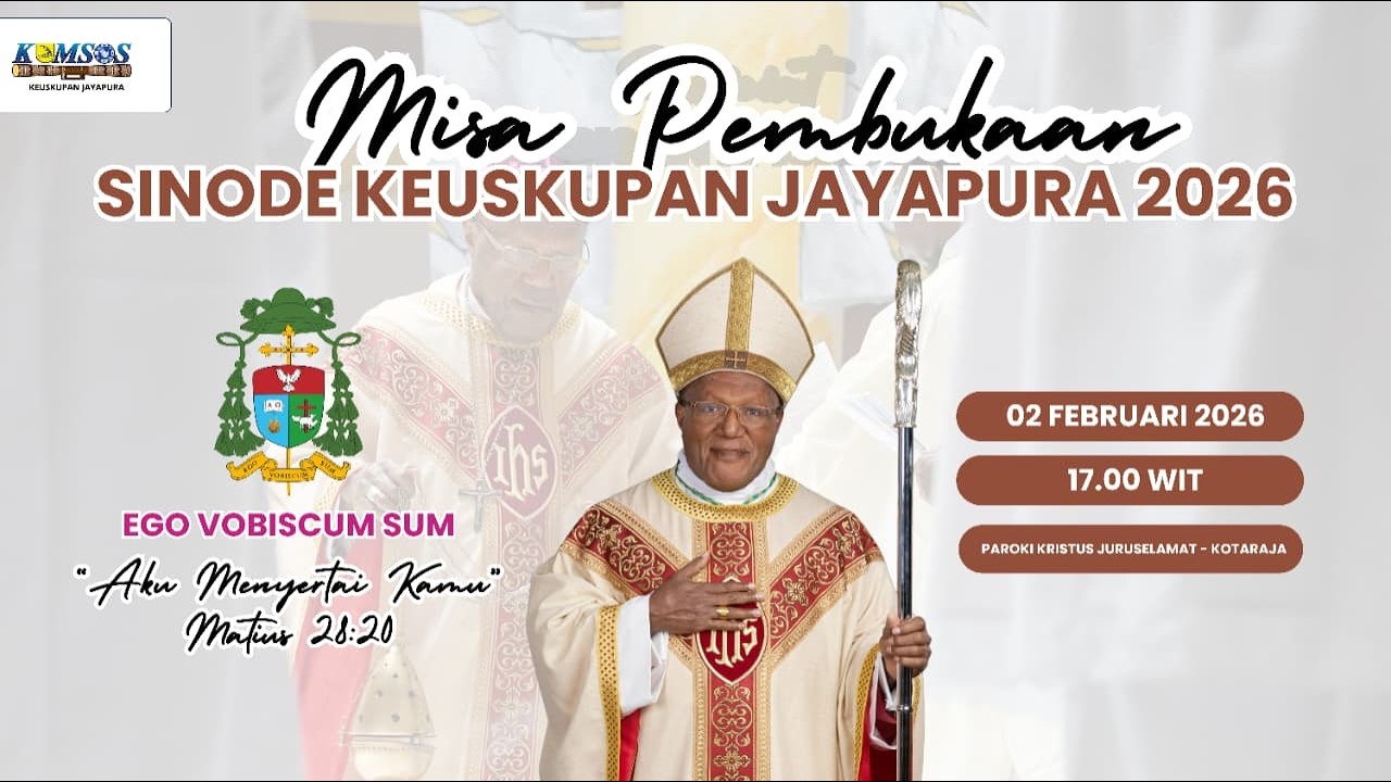 Misa Pembukaan Sinode Keuskupan Jayapura dan Perayaan Tahbisan Episkopal Ke 3 Mgr Yanuarius T.M. You