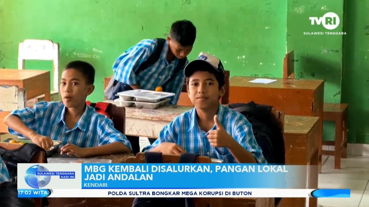 MBG KEMBALI DISALURKAN, PANGAN LOKAL JADI ANDALAN