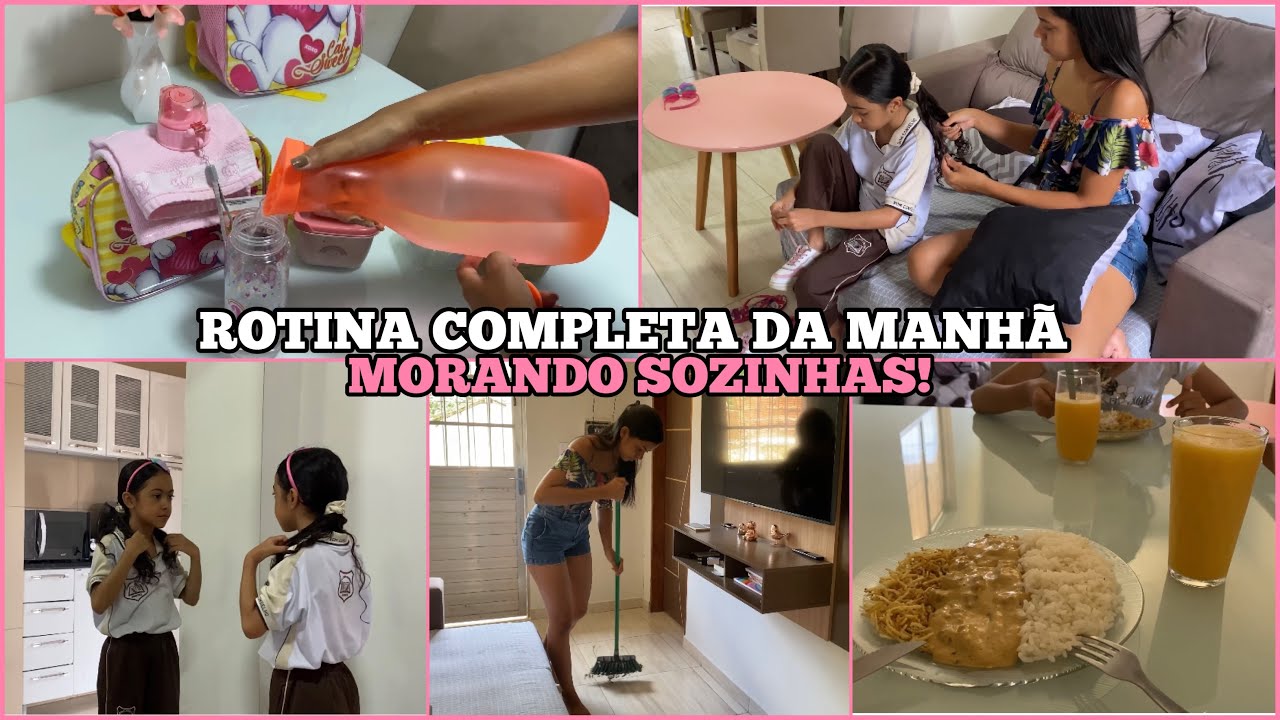 NOSSA ROTINA DA MANHÃ COMPLETA! *morando sozinhas* | MÃE E FILHA 👩‍👧💖