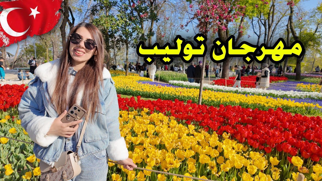 مهرجان توليب في فصل الربيع |حديقة اميرجان| Emirgan parkı