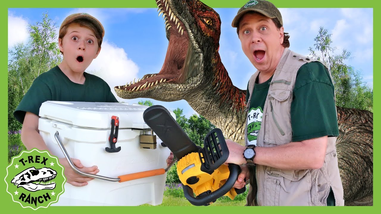 Dinosaur Hunt For Mystery Box! Raptor Dinosaurs for Kids with Egg Surprise & Toys