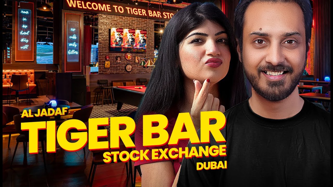Our New Favorite Spot! Exploring Tiger Bar Stock Exchange in Al Jadaf!