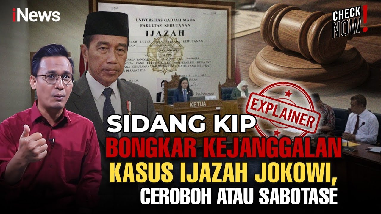 Sidang KIP Bongkar Fakta Soal Dokumen Ijazah Jokowi | CHECK NOW !!!