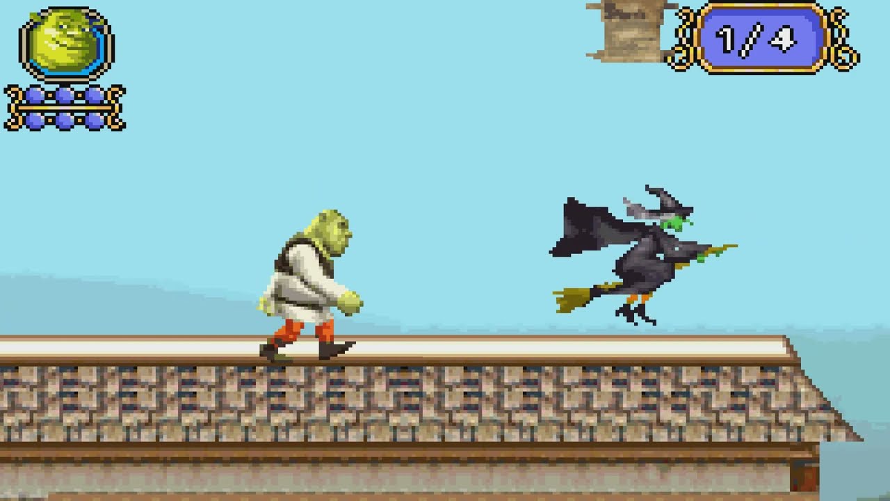 [100%] Part 20 - Shrek The Third (GBA) - Far Far Away: Level 2